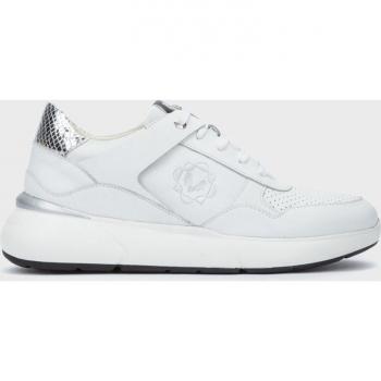 Zapatillas de piel de mujer con cordones Martinelli SCARLETT 1649 color blanco