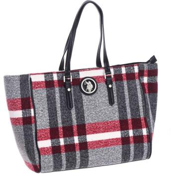 Bolso shopper U.S. Polo Assn. Trophy de tela grande en gris oscuro, modelo BIUT75630WZG para mujer, disponible a precios de outlet