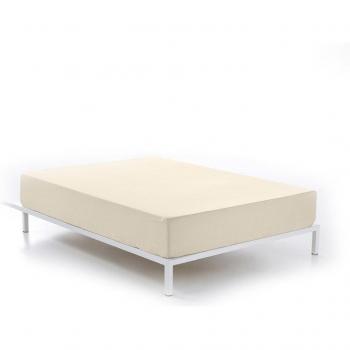 Sábana Bajera Alexandra House Living Crema 150 x 190/200 cm