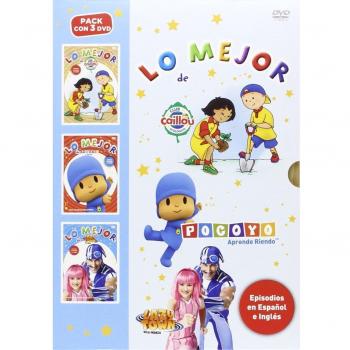 Pack: Lo Mejor De Pocoyó + Lo Mejor De LazyTown + Lo Mejor De Caillou Ecológico [DVD]