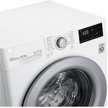 LG F4WV301S4WA - Lavadora 10.5kg, Carga Frontal, 1400 RPM, Lavadora LG con Inteligencia Artificial AI