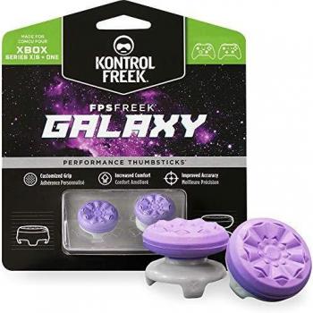 KontrolFreek FPS Freek Galaxy Purple for Xbox One Controller | 2 Performance Thumbsticks | 1 High-Rise, 1 Mid-Rise | Purple