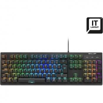 Sharkoon SKILLER SGK30 Teclado para Gaming USB QWERTY Italiano Negro