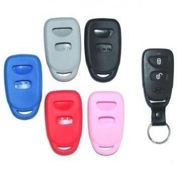 dantegts Gray silicona Key Fob Funda Protección de fundas para Smart Remote Key Chain compatible: KIA Rio 06 - 12