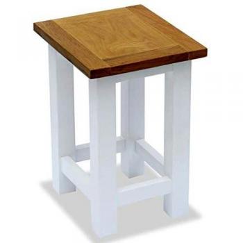 Solid Oak Wood End Table 10.6x9.4x14.6