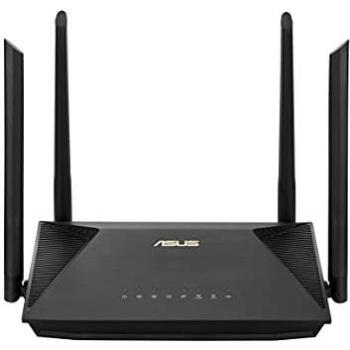 Router Inalámbrico Doble Banda WiFi 6 AX1800 ASUS RT-AX52 Extensible con Control Parental y Compatible con AiMesh