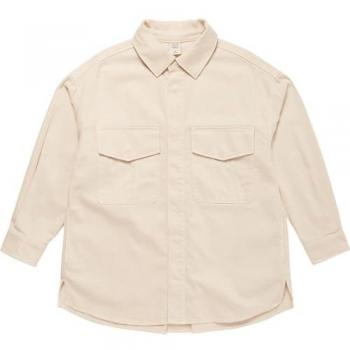 Camisa Mystic The Overshirt Shirt Women Color Blanco Manga Larga