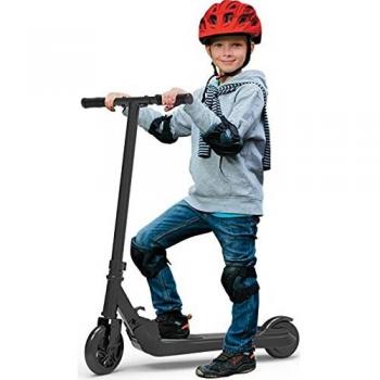 Riding'times Patinete eléctrico para niños, Kickscooter Plegable, hasta 7km/h, Alcance de 7 km, Motor 120W, Tiempo de Carga 2H, para niños y niñas de 5 a 12 años