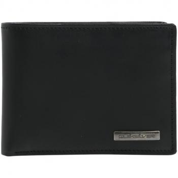 Cartera Quiksilver Gutherie Black para Hombre - Diseño Clásico y Elegante
