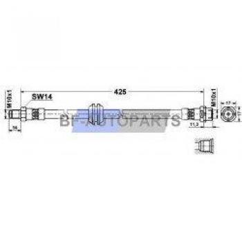 Mapco 3766 Tubo flexible de frenos