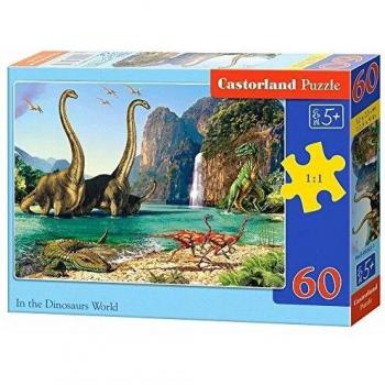 Puzzle Castorland En El Mundo de los Dinosaurios 60 Piezas