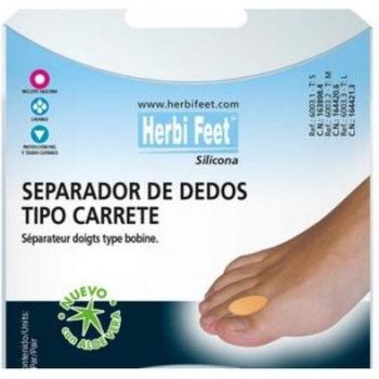 Separador de dedos Herbi Feet Carrete Silicona T-L 1ud
