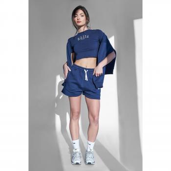 Kaiia Sweat Shorts Navy