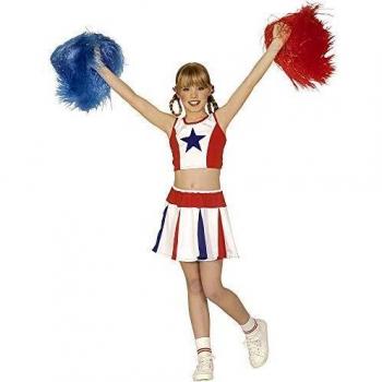 Disfraz de Animadora con Pompones para Niña 11-13 Años Talla L