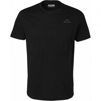 Camiseta Kappa Cafers Slim Korporate Negro Hombre