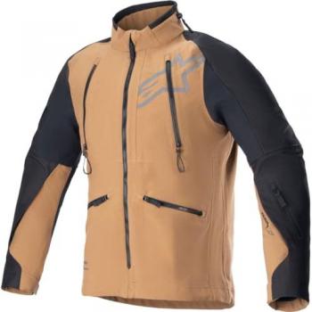 Chaqueta de Moto Alpinestars Hyde XT Drystar XF - Impermeable, Protección y Alta Calidad - Arena-Negro