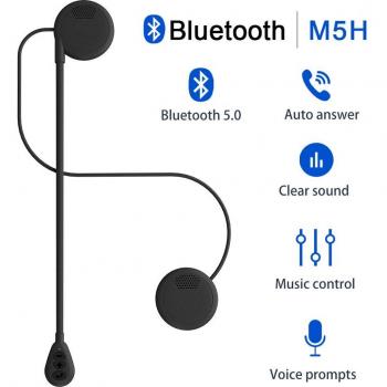 Auriculares inalámbricos estéreo Bluetooth 5.0 para casco de motocicleta con manos libres y altavoz MP3