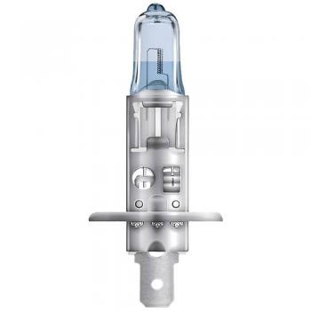 OSRAM COOL BLUE INTENSE H1 12V/55W, +100% más de brillo, hasta 5000 K, lámpara de faro halógena con aspecto LED, blister único (1 lámpara)