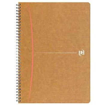 Cuaderno Espiral Oxford Touareg A4 - 180 Páginas - Papel Reciclado 90 g/m² - Cuadros 5x5 cm - Colores Asortidos