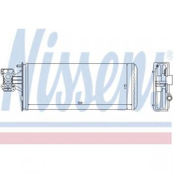 Intercambiador de calor y radiador de calefacción NISSENS 71804, tipo: intercambiador de calor para calefacción interior, características: diseño optimizado para eficiencia térmica, fabricado con materiales de alta calidad, fácil