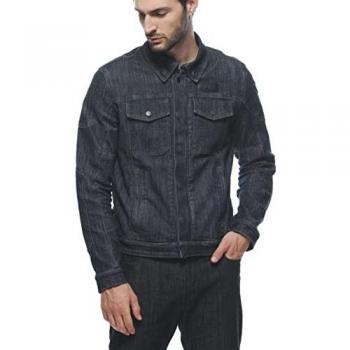 Chaqueta de moto de hombre Dainese Denim Tex, chaqueta textil de motocicleta color azul, talla 56