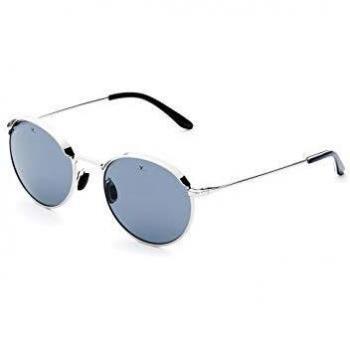 Vuarnet VL1814 CAP Polarized Silver Men's Sunglasses 49mm