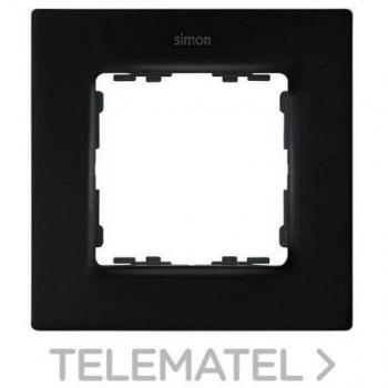 Marco 1 elemento negro mate Simon 82 Concept