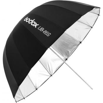 GODOX Paraguas parabólico negro y plateado UB-85S