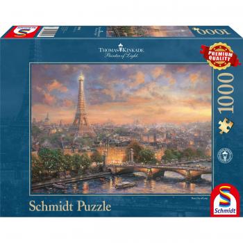 Thomas Kinkade Paris, City of Love 1000-Piece Puzzle