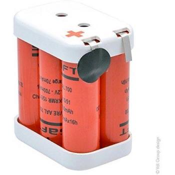 Batería Recargable NiCd 6V 700mAh 7.2V AA