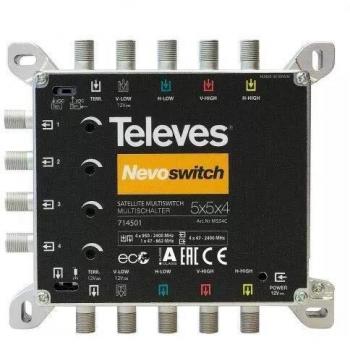 Televes 714501 - Multiswitch nevoswitch 5x5x4 terminal cascada