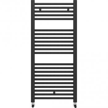Toallero radiador de 55 cm Ocean en color negro mate - Modelo OCEAN1110550NE