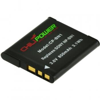Chili Power NP-BN1 Batería para SONY CyberShot DSC-WX5 de > DSC-WX150, DSC-QX100, DSC-T99, DSC-T110, DSC-TF1, DSC-TX9, DSC-TX10, DSC-TX20, DSC-TX30, DSC DSC-TX55, DSC-TX66, DSC-TX100 V, DSC-TX200 V, DSC-W320 – > DSC-W830