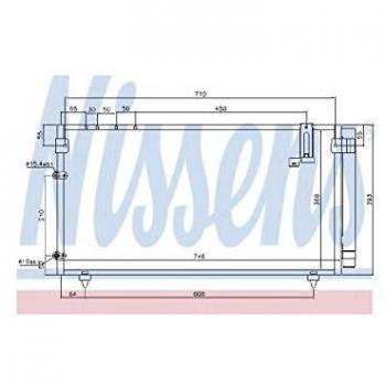 Condensador de aire acondicionado NISSENS 94795 - Sistema de Aire Acondicionado, compatible con diversas marcas y modelos, fabricado con materiales de alta calidad para garantizar un rendimiento óptimo y durabilidad, diseñado para una fácil instalació