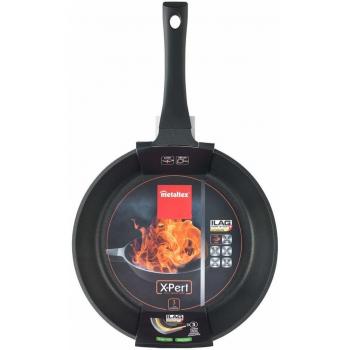 Metaltex XPERT - Sartén Aluminio Fundido 30 cm, antiadherente 3 capas, Full Induction válido para todo tipo de cocinas