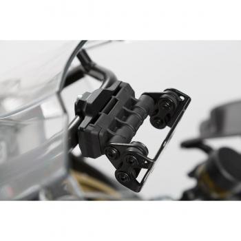 SW-MOTECH Soporte de navegador en Tubo de 13/16 mm de diámetro, Color Negro.