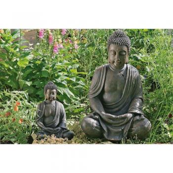 Escultura decoración de jardín Estatua Buda meditando 70 cm estilo Asia