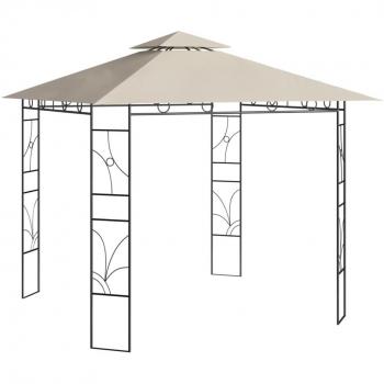 Cenador Día y Noche Color Crema 3x3x2,7 m 160 g/m²