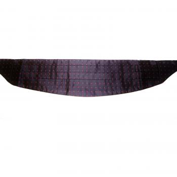 Dolce & Gabbana Black Waist Tuxedo Smoking Belt Cummerbund - IT50 | L