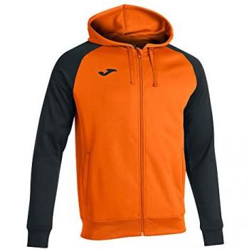 Chaqueta con capucha Joma Academy IV para hombre, color naranja y negro, talla L