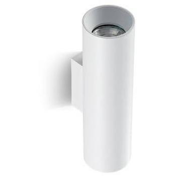 Aplique de pared moderno Brinja, 2 luces, blanco, redondo, GU10, dimmable, aluminio - Arcchio