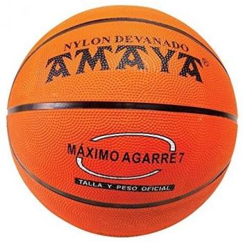 Amaya Sports - Balón de mini-baloncesto caucho, talla 6, color naranja