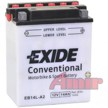 Exide Motocycle Batterie 12V 14Ah 140A YB14L-A2