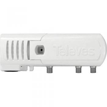 Amplificador de vivienda F 2 salidas VHF/UHF TELEVES 553241