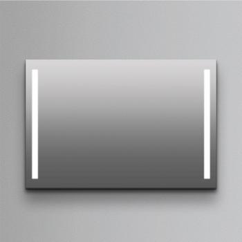 Espejo de baño rectangular Finlandia Ledimex con luz frontal 120x80