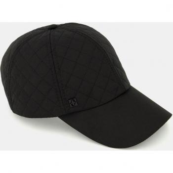 Gorra acolchada Tintoretto en negro con logo