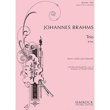 Piano trio no. 1 b flat major op. 18 -ensemble de partitions