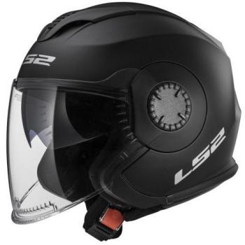 LS2 FF320 Casco Integral, Negro/Azul, XXL
