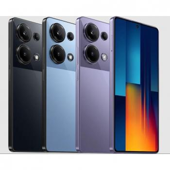 Xiaomi Poco M6 Pro NFC Global Version Smartphone - Pantalla Flow AMOLED de 6.67” FHD+, tasa de actualización adaptable hasta 120 Hz, 4G