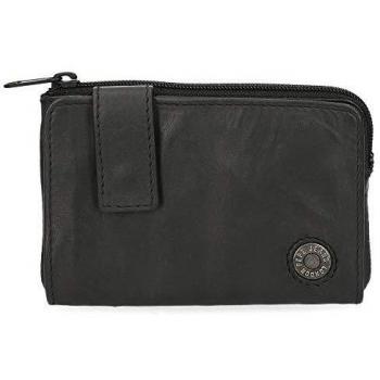 Pepe Jeans Button, Monedero con Tarjetero, Tamaño Único, Negro